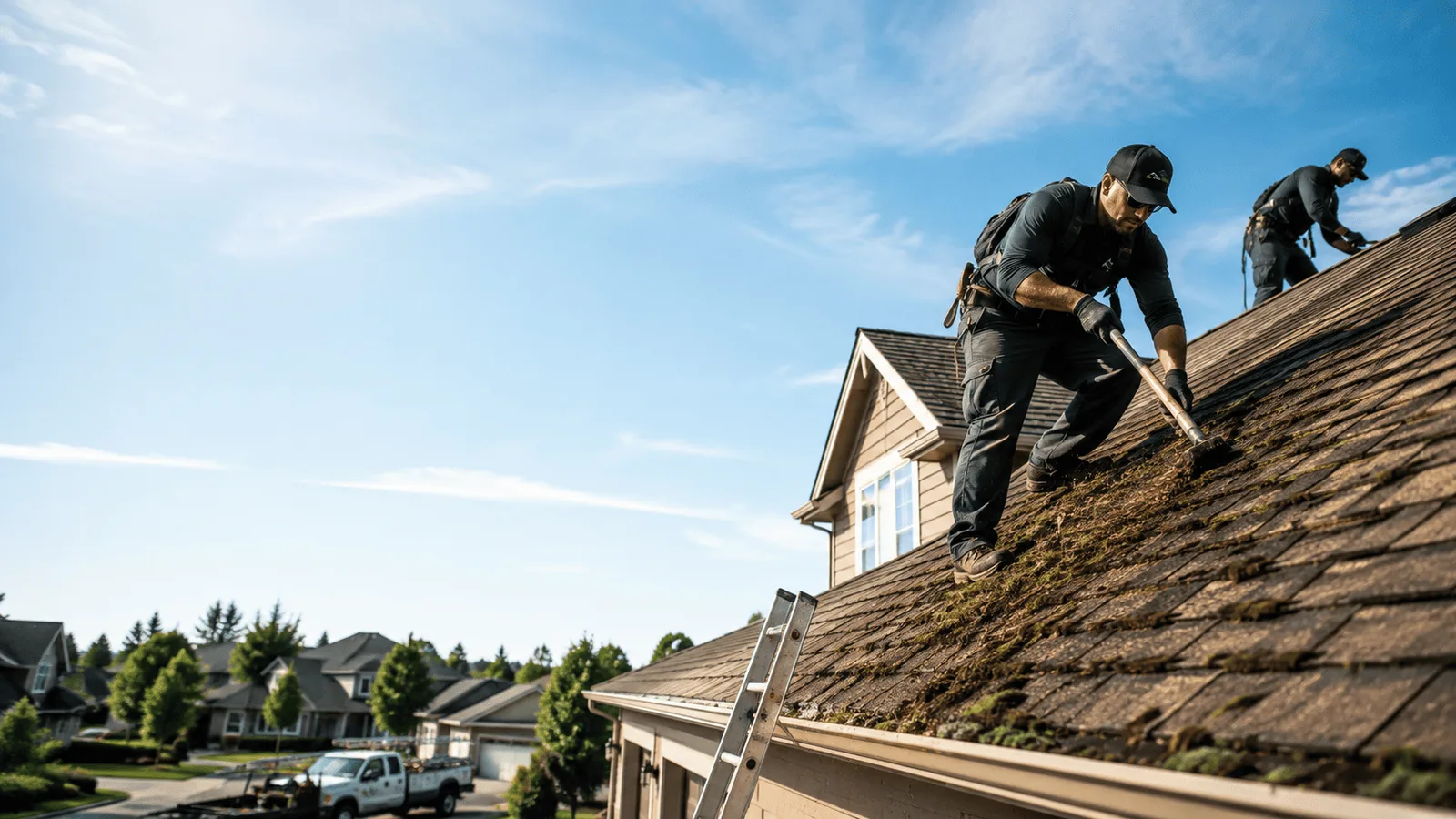 Roof Moss Removal in Liberty Hill, TX near me